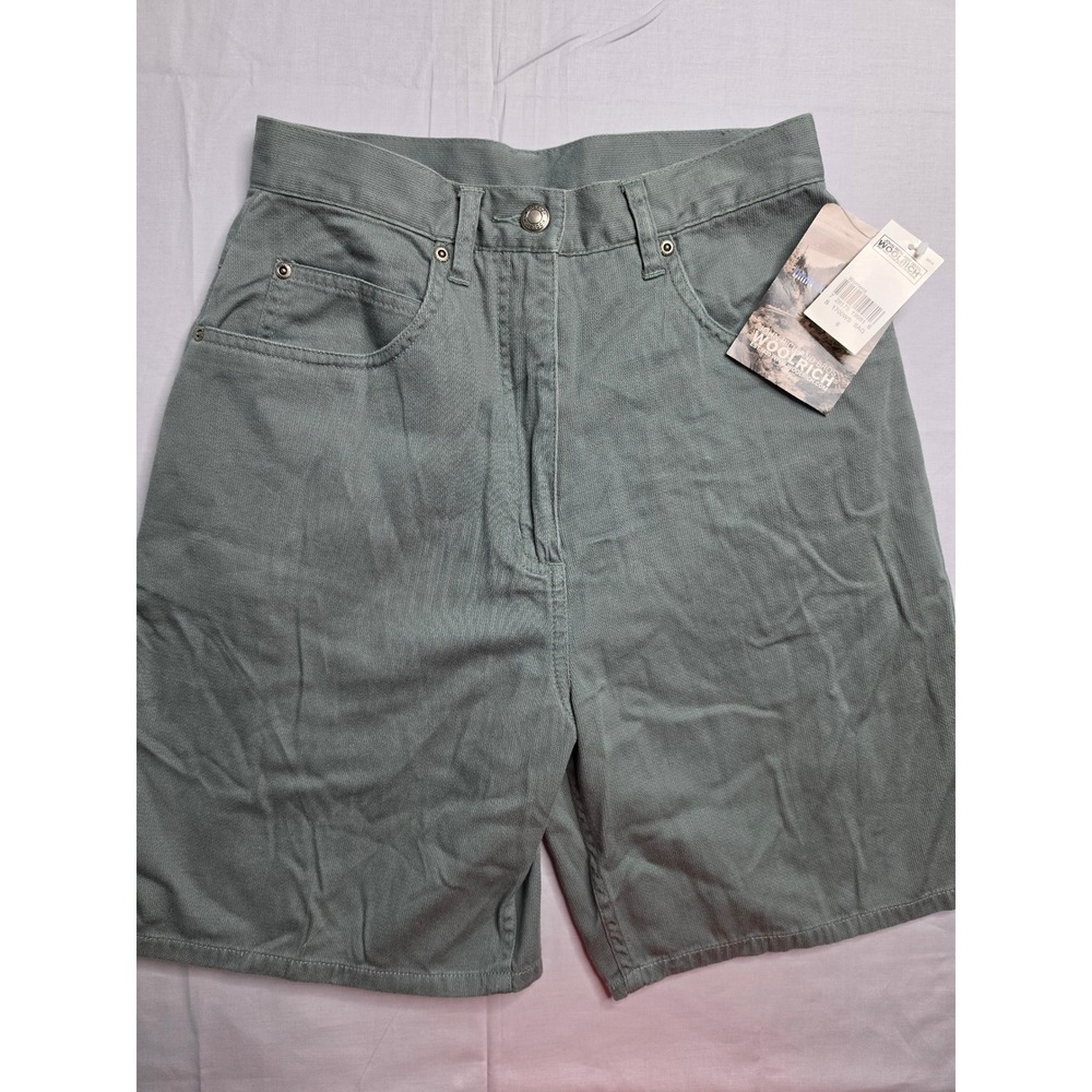 Woolrich John Rich & Bros Carpenter Shorts Women's 6 Sage Green 100% Cotton NWT